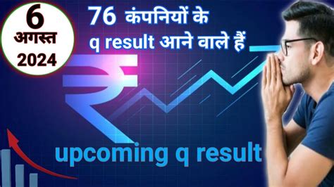 upcoming quarterly results of companies nse